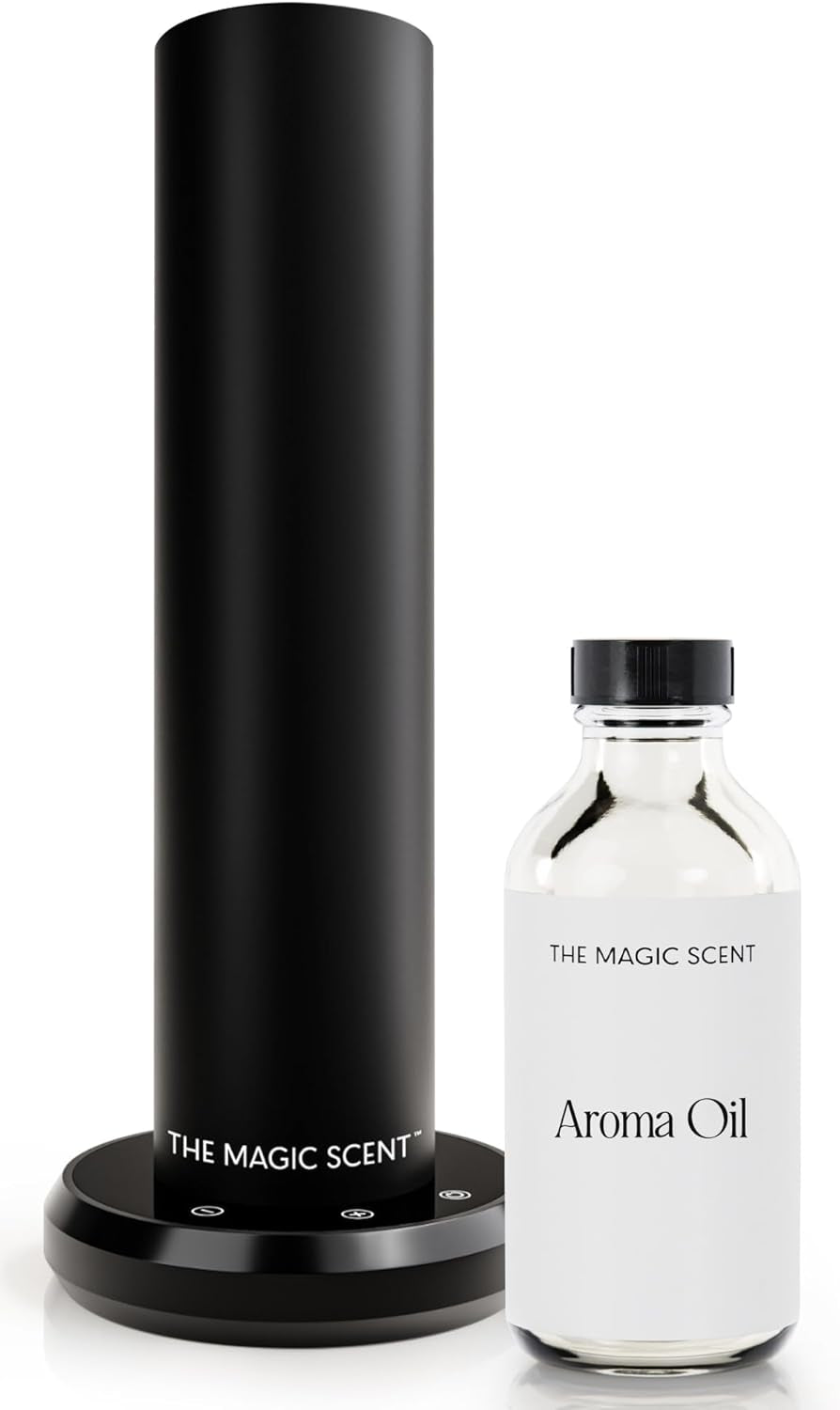 Bluetooth Tower Diffuser Home & Office - Smart Ultra-Quiet for Home & Hotel - Waterless Cold-Air Programmable Professional Diffuser Machine - Essential Aroma Oil Included