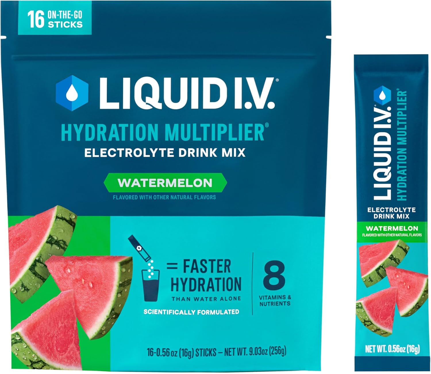 ® Hydration Multiplier® - Watermelon | Electrolyte Powder Drink Mix | 1 Pack (16 Servings)