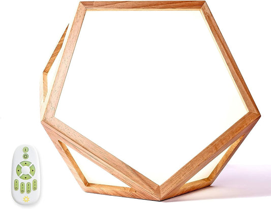 Daybright Light Therapy Lamp Full Spectrum, 10,000 LUX, Uv-Free, Full Size, Adjustable, Happy Sun Lamp, Sunlight Lamp for Daylight Feelings - Crafted from Solid Wood