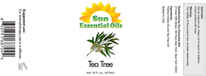 - Tea Tree Essential Oil 16Oz for Aromatherapy, Diffuser, Pest, Repellant