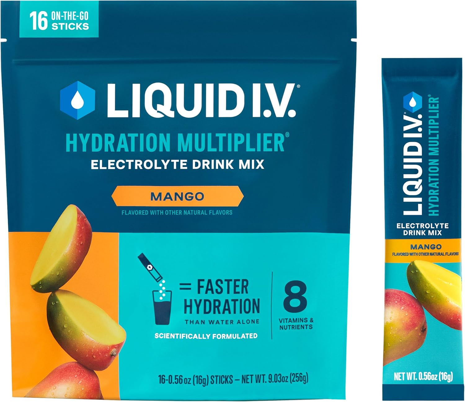 ® Hydration Multiplier - Mango | Electrolyte Powder Drink Mix | 1 Pack (16 Servings)