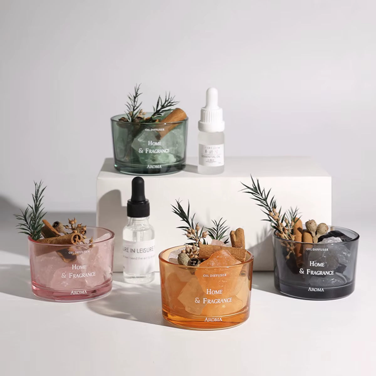 Stone Diffuser Essential Oil Home Natural Essential Oils Home Scent Diffuser Essential Oil Crystal Home Decoration